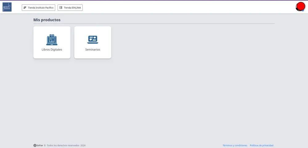 Screenshot del proyecto Plataforma de gestión de contenido digital
